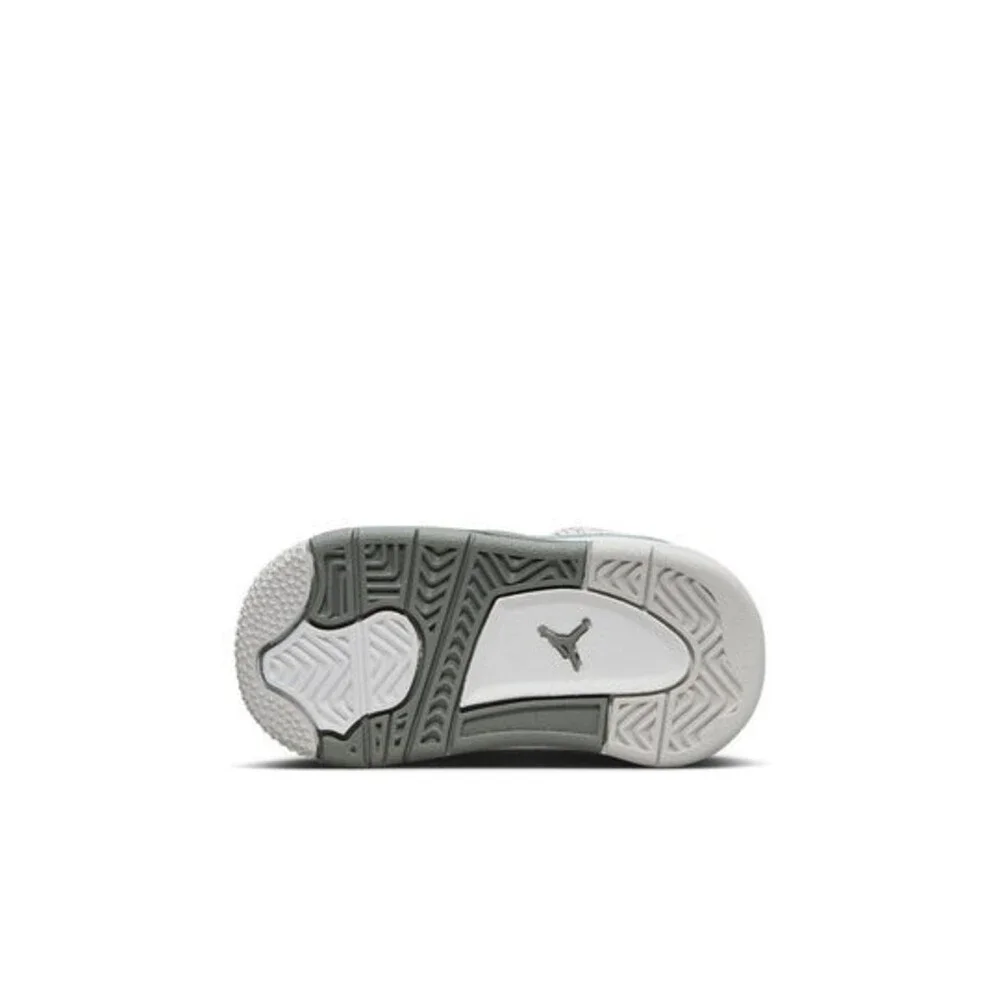 Air Jordan Dub Zero DV1358-107 Toddler 4 White Cool Gray Lifestyle Shoes GBNC22